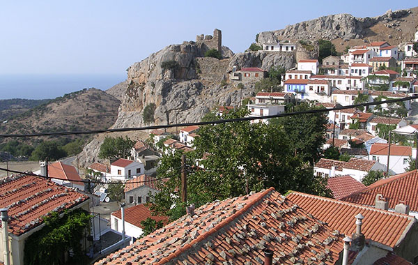 Chora panorama, Samothraki island, Greece at My Favourite Planet