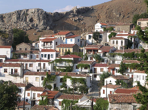 Chora village, Samothraki, Greece at My Favourite Planet