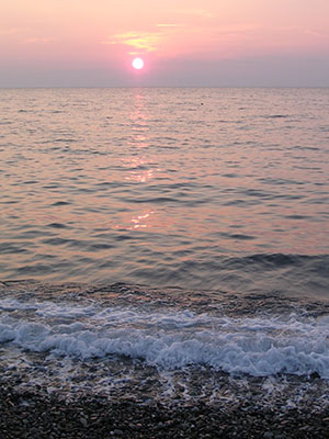 Sunset on the Thracian Sea, Samothraki island, Greece at My Favourite Planet