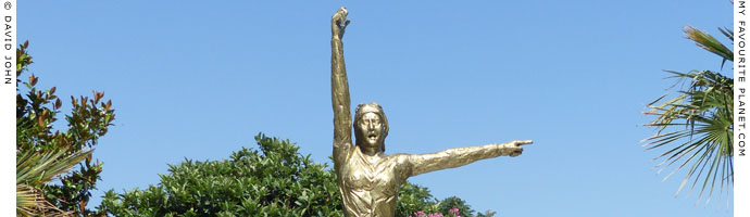 Statue of Domna Vizvizi in Alexandroupoli, Thrace, Greece at My Favourite Planet