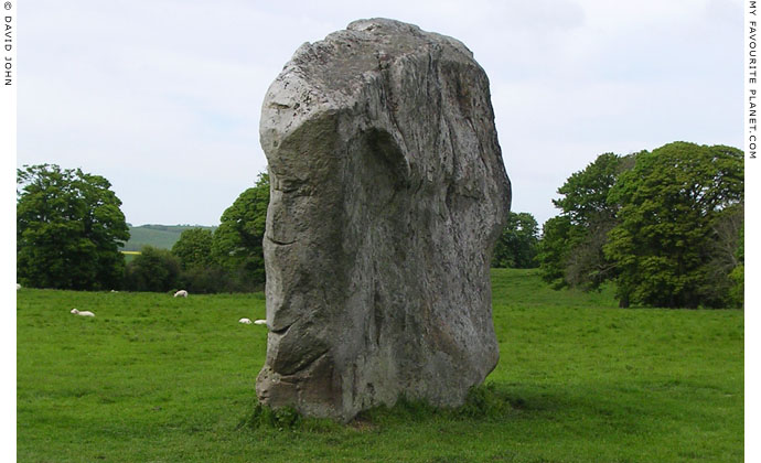 A megalith of Avebury Henge, Wiltshire at My Favourite Planet