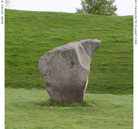 Megalith on the southwest sector of the outer circle of Avebury Henge, Wiltshire at My Favourite Planet