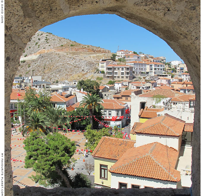 View of Çeşme, Turkey from the Castle