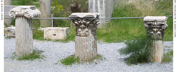 Column capitals exhibited in the Lower Agora of Ephesus at My Favourite Planet