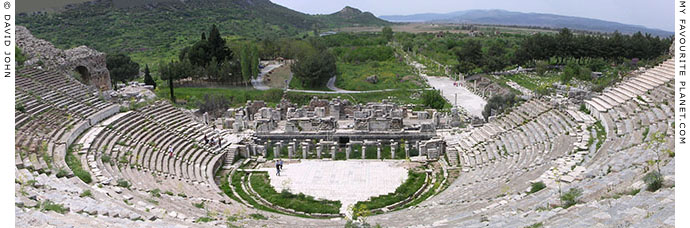 Panorama from the Ephesus Great Theatre, Turkey at My Favourite Planet