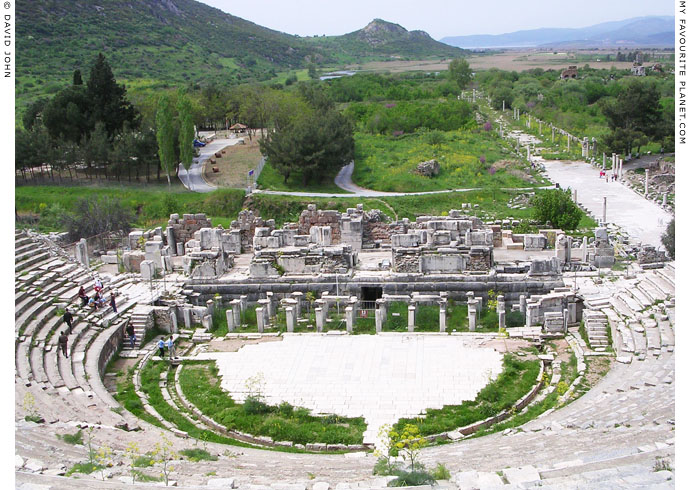 The stage of the Great Theatre of Ephesus, Turkey at My Favourite Planet