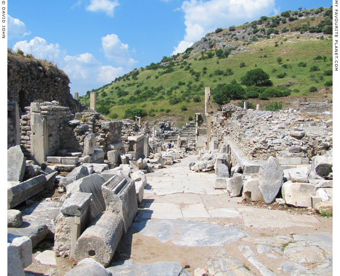 The southwest corner of the Upper Agora, Ephesus at My Favourite Planet