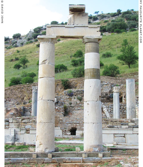 Reconstructed Doric columns of the Prytaneion portico, Ephesus at My Favourite Planet
