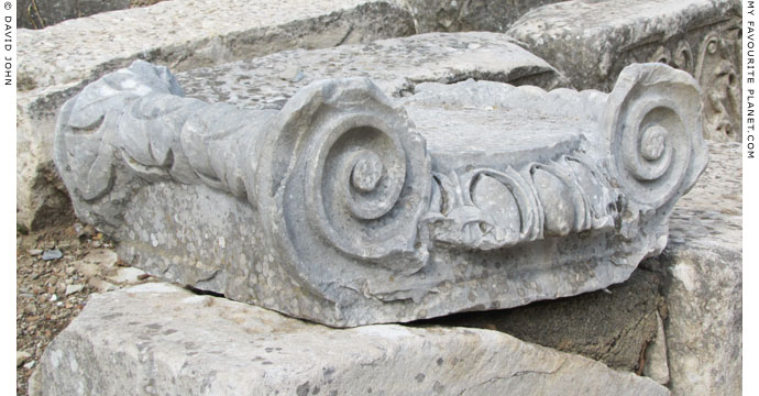 An Ionic capital on the Clivus Sacer, Ephesus at My Favourite Planet