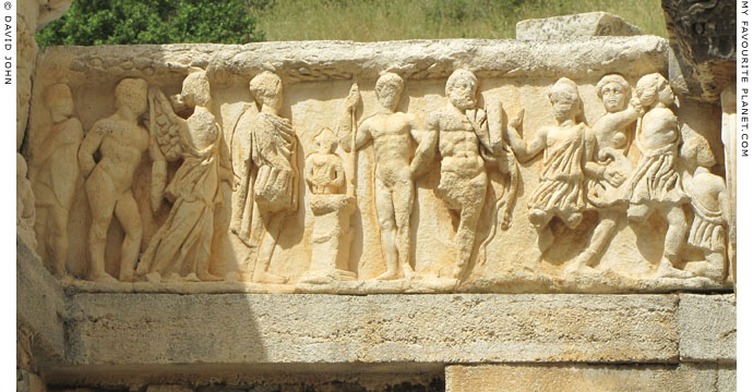 Frieze Block B in the Temple of Hadrian, Ephesus at My Favourite Planet