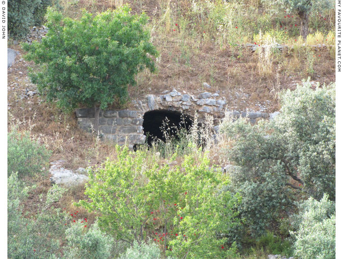 A cave or vault on the east slope of Mount Pion, Ephesus at My Favourite Planet