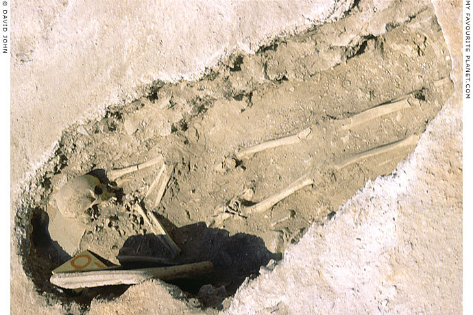 Early Christian grave at the Aghia Maria church in Ephesus at My Favourite Planet