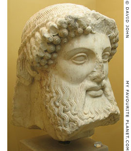 Head of Hermes Alkamenes, Agora Museum, Athens