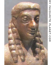 Head of a Greek kouros statue at My Favourite Planet