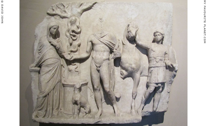 Hellenistic hero relief from Pergamon at My Favourite Planet