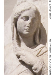 The young woman in the hero relief from Pergamon at My Favourite Planet