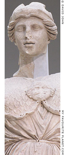 Detail of the Athena Parthenos statue from from the Library of Pergamon at My Favourite Planet