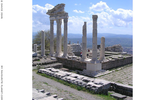The Temple of Trajan on the Pergamon Acropolis, Turkey at My Favourite Planet