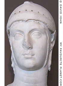 Head of a Medici type Athena statue at My Favourite Planet