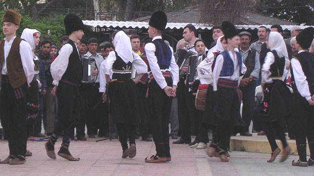 Serbian folk dancers visit Selcuk, Turkey at My Favourite Planet