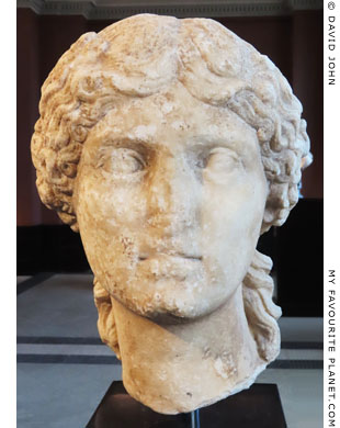 Marble head of Agrippina the Elder from OAthens at My Favourite Planet