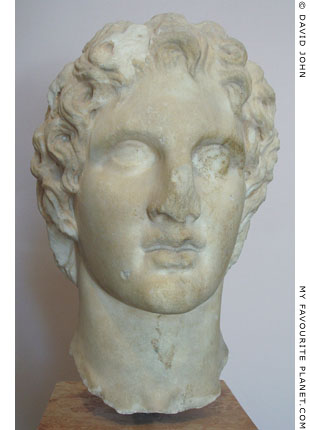 Head of Alexander the Great from the Acropolis, Athens, Greece at My Favourite Planet