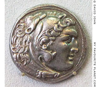 Alexander the Great as Herakles on a silver tetradrachm, Bode Museum, Berlin, Germany at My Favourite Planet