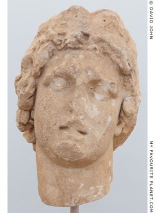 Marble head of Demetrios Poliorketes, Delos at My Favourite Planet