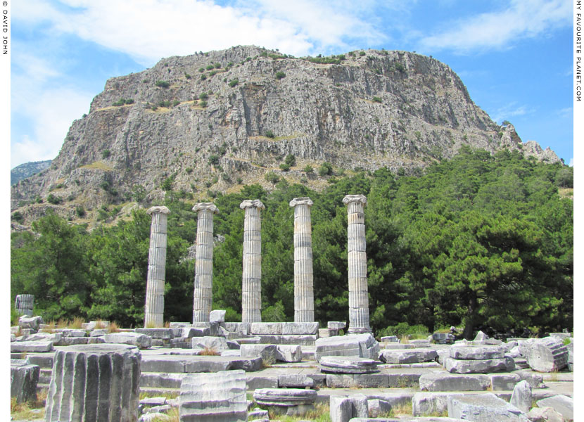 The ruins of the temple of Athena Polias, Priene at My Favourite Planet