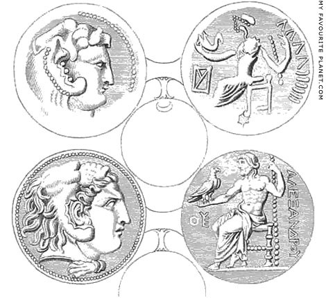 Coins of Alexander the Great by Nicholas Revett at My Favourite Planet