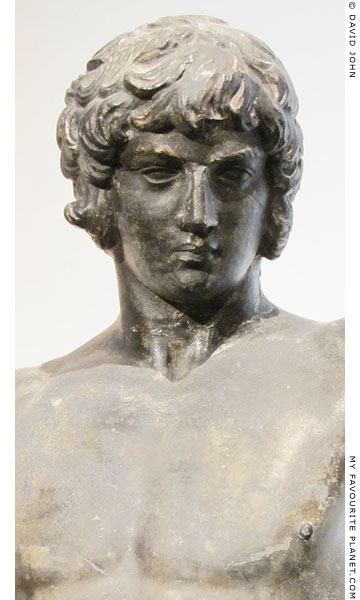 Detail of thestatuette of Antinous as Dionysus in Berlin at My Favourite Planet