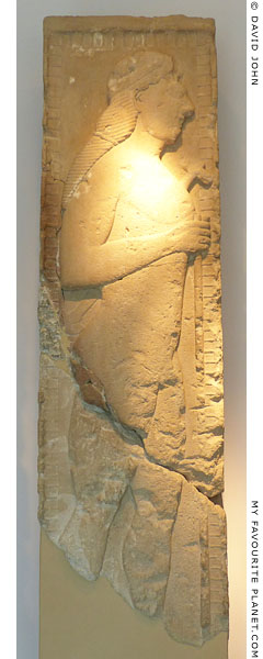 Archaic warrior grave stele from the Greek island of Syme at My Favourite Planet