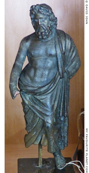Bronze statuette of Asklepios in Dresden at My Favourite Planet