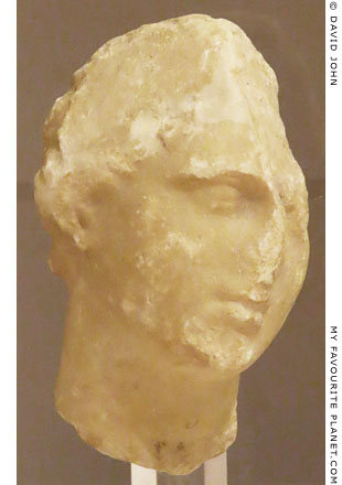 A marble head of a female from the Asklepieion of Kos at My Favourite Planet