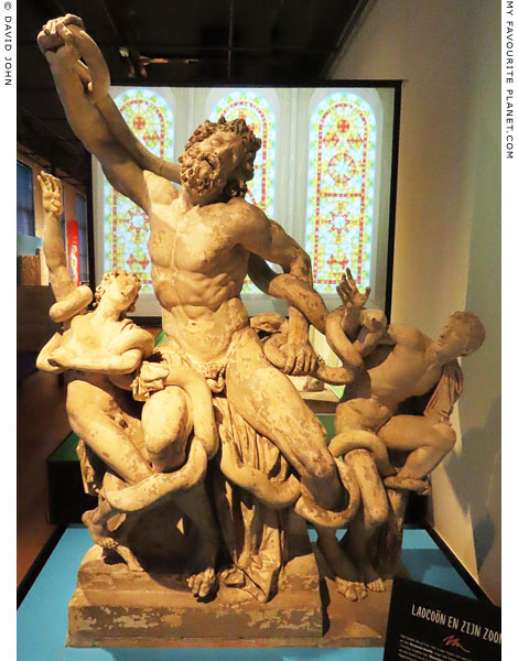 The statue group Laocoon and his sons at My Favourite Planet