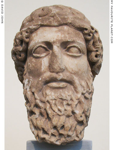 Head of a bearded god from Piraeus at My Favourite Planet