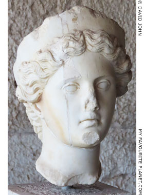 A marble of a goddess, probably Nemesis at My Favourite Planet A marble of a goddess, probably Nemesis at My Favourite Planet