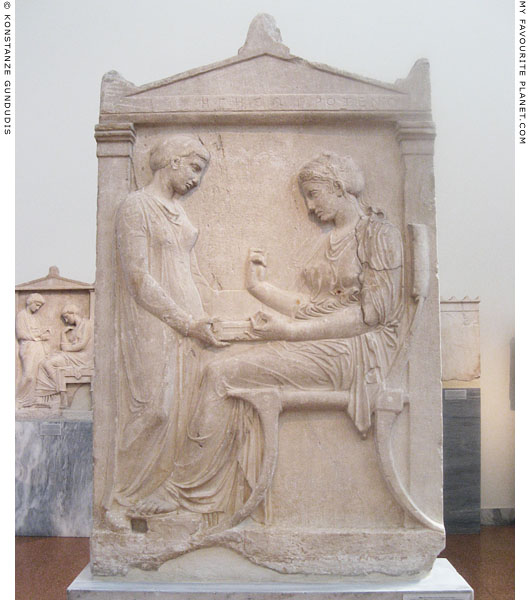 The grave stele of Hegeso attributed to Kallimachos at My Favourite Planet