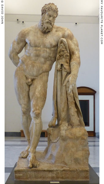 The Farnese Hercules statue in Naples at My Favourite Planet
