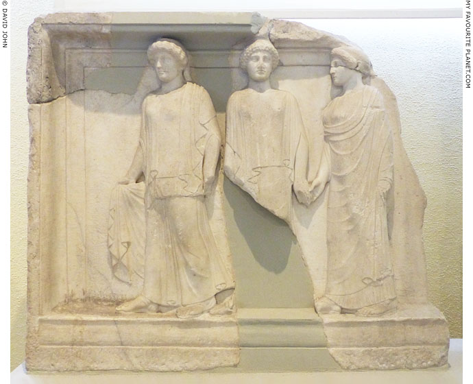 A marble relief of the Three Graces in Piraeus at My Favourite Planet A marble relief of the Three Graces in Piraeus at My Favourite Planet