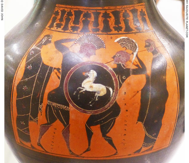 An Attic black-figure amphora signed by the potter Nikosthenes at My Favourite Planet