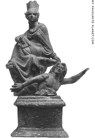 A bronze statuette of Tyche of Antioch inspired by a statue by Eutychides at My Favourite Planet