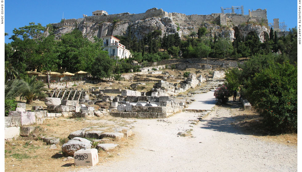 The site of the City Eleusinion, Athens at My Favourite Planet