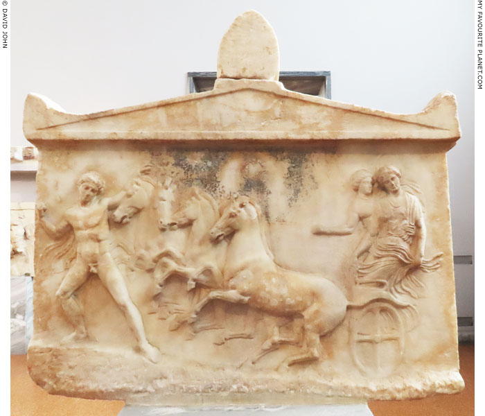 Relief from Rhodes depicting the abduction of a female at My Favourite Planet