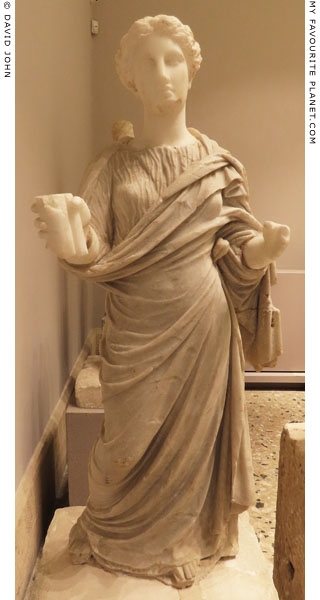 Marble statuette of Persephone from Kos at My Favourite Planet