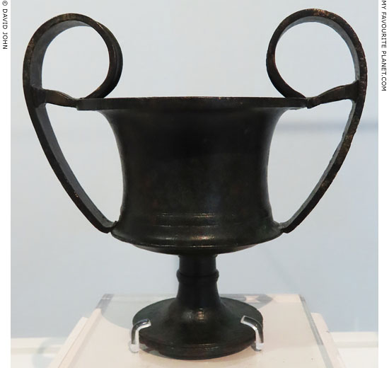 A metal kantharos from Kilkis, Macedonia at My Favourite Planet A metal kantharos from Kilkis, Macedonia at My Favourite Planet