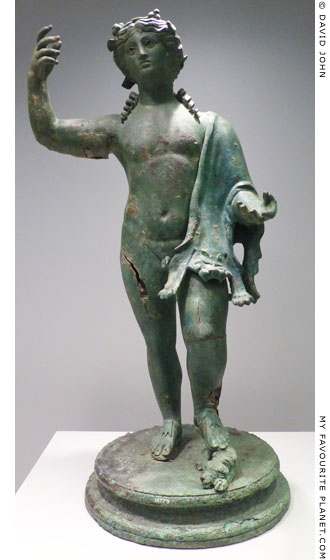 Bronze statuette of Dionysos from the Ambelokipoi Hoard at My Favourite Planet