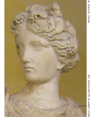 The head of Ariadne from the statue in the Schinkel Museum, Berlin at My Favourite Planet