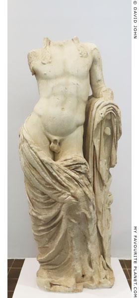 Marble statue of Dionysus or Apollo from Chalkis, Euboea at My Favourite Planet