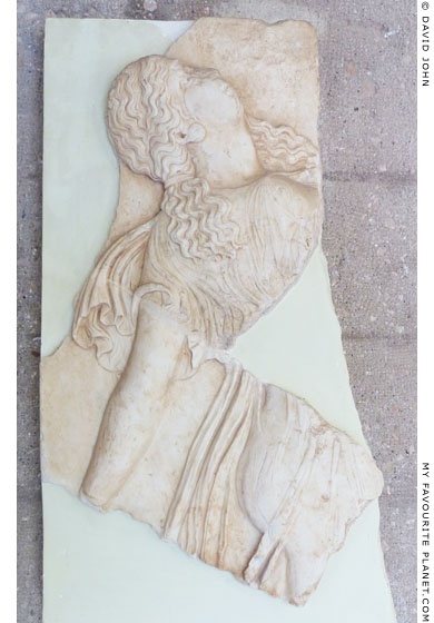 A marble relief of a dancing Maenad from Corinth at My Favourite Planet